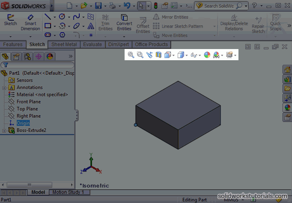 solidworks-head-up-view-toolbar