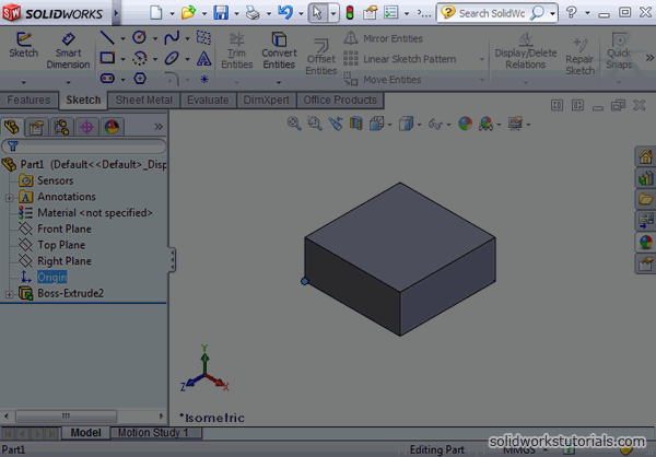 solidworks-menu-bar